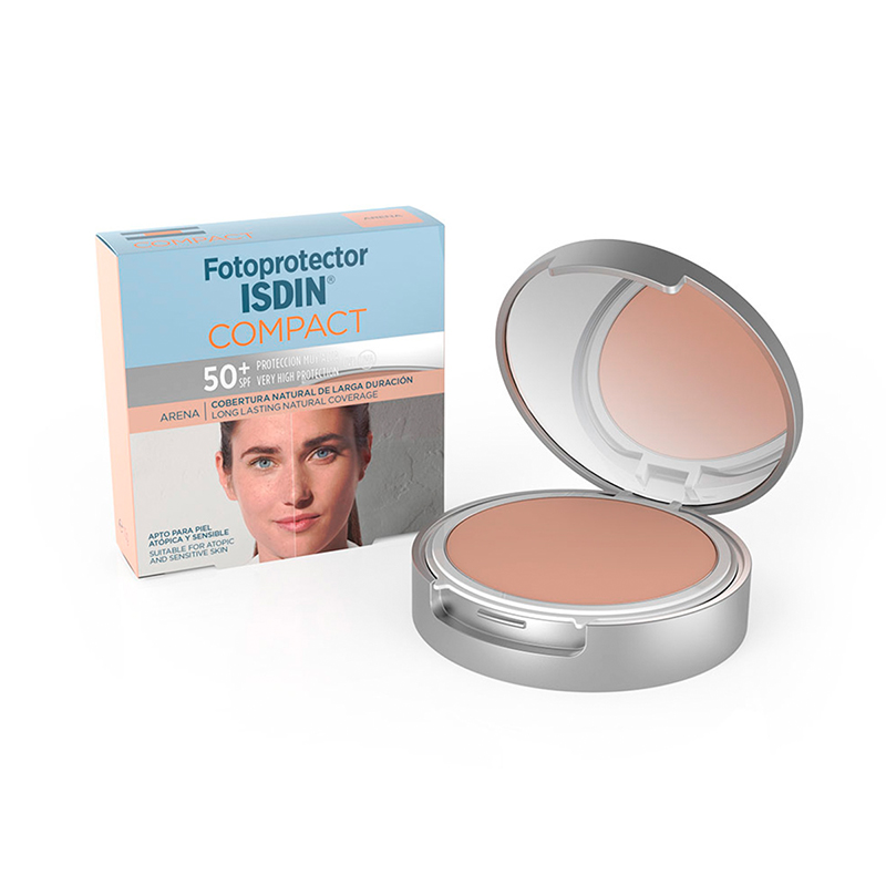 FOTOPROTECTOR ISDIN COMPACT SPF-50+ MAQUILLAJE COMPACTO OIL-FREE ARENA 10 G