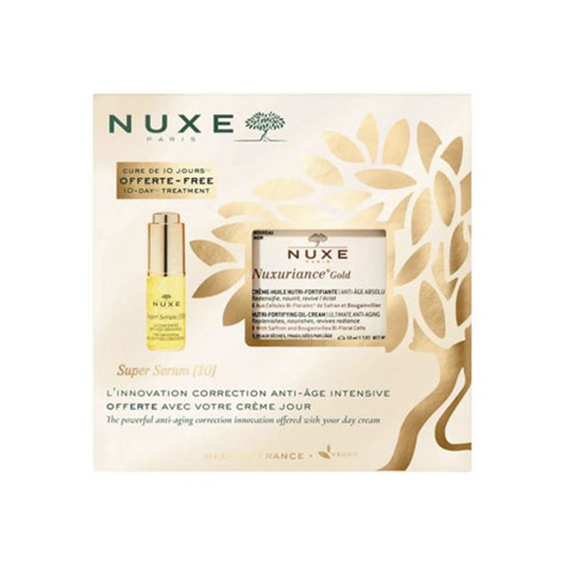 NUXE NUXURIANCE GOLD PACK + SERUM 10